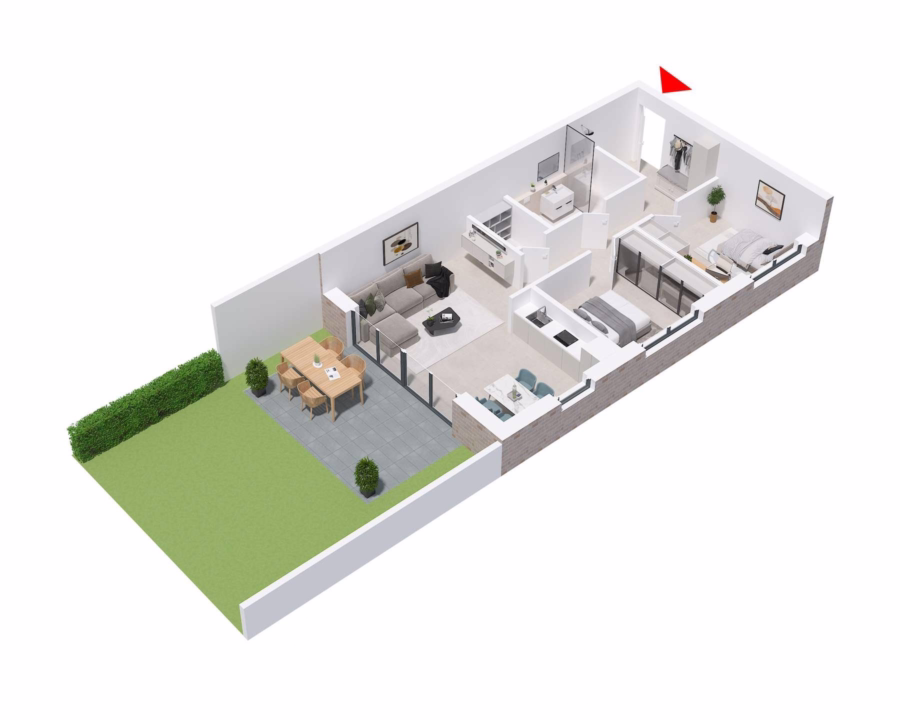 Grundriss WE 2