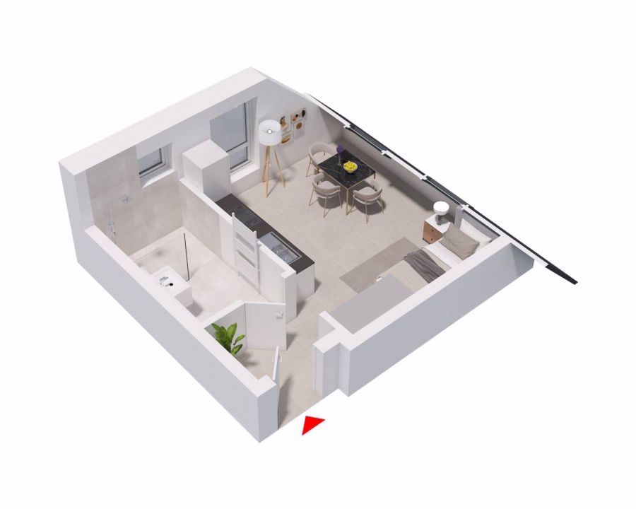 Grundriss WE 8