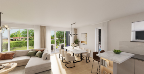 Moderne Neubau-Doppelhaushälfte inkl. Grundstück in Rheine mit Garten, Carport, uvm. - DREIZLER-Immobilien-Muenster-DHH-Essen (288760)