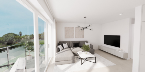 Neubau: 1-Zimmer-EG-Wohnung in Münster Hiltrup mit kleinem Garten & PKW-Stellplatz - DREIZLER-Immobilien-Muenster-BV-Hiltrup_Wohnen-Balkon-Wohnen-3-Zi-Whg (288287)